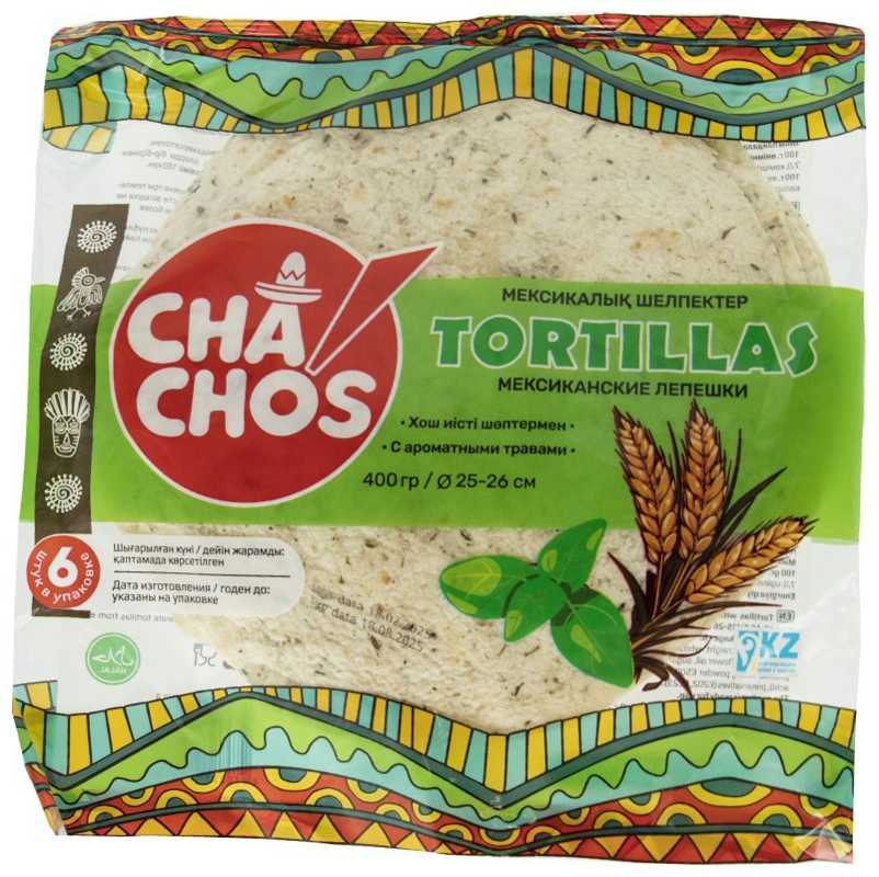 Chacho Rouf Тортилья Chachos С ароматными травами 25-26 см 6 шт 400 гр с доставкой ...